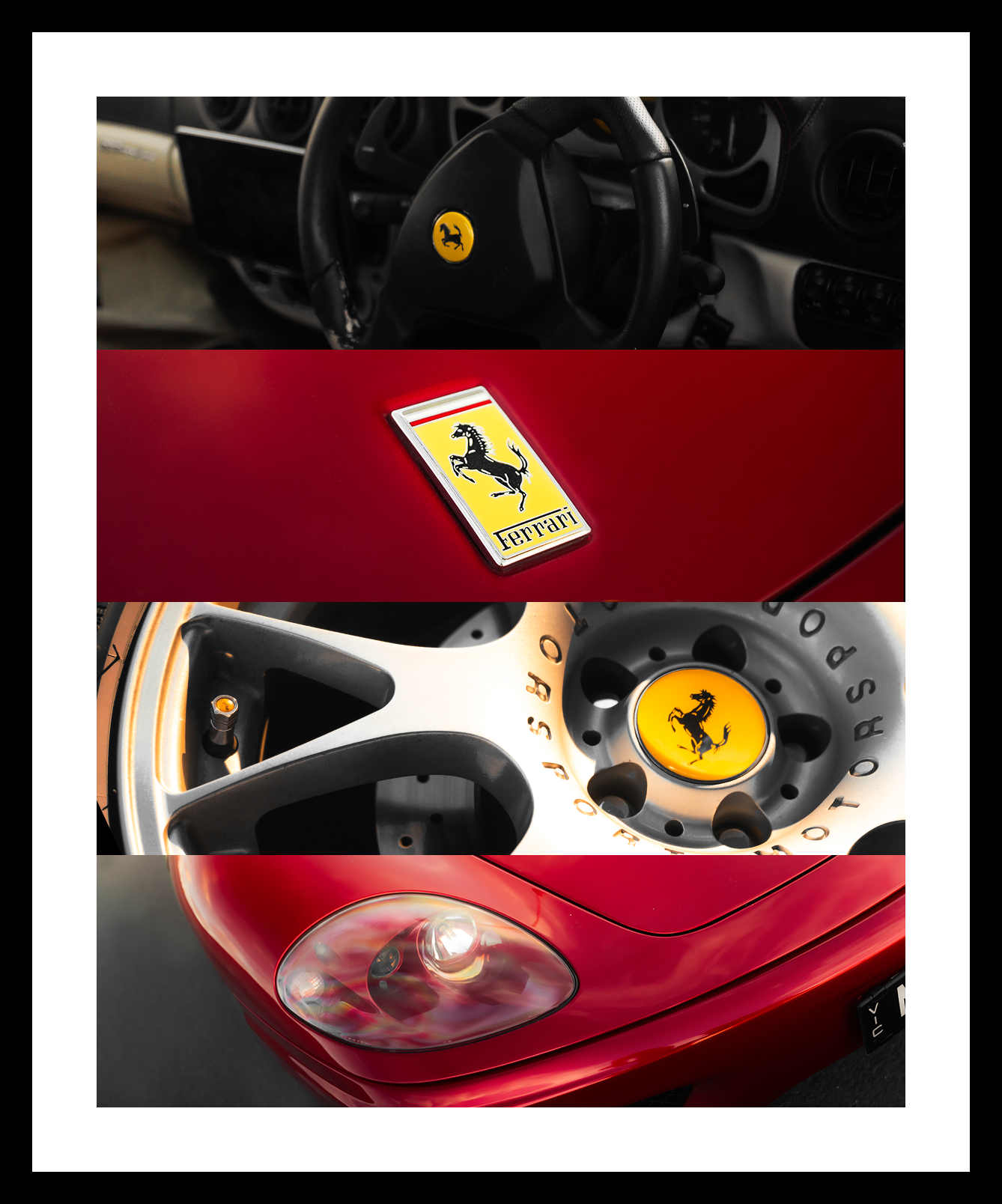 Ferrari Details – Premium Wall Art